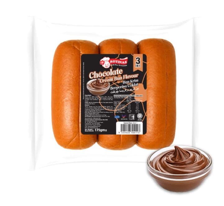 Rotinas Chocolate Cream Bun 175 g